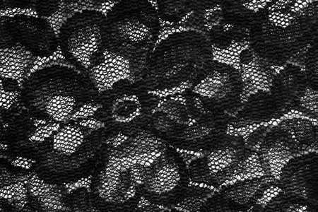 Vintage black lace closeup as a background