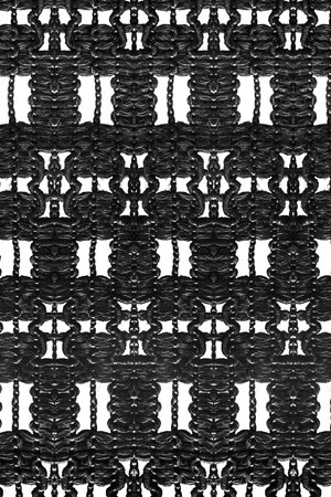 Abstract black lace on white as a background