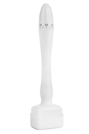 Micro needle meso derma stamp standing isolated on white backgroundの写真素材