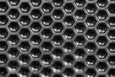 Black cellular texture closeup as a background