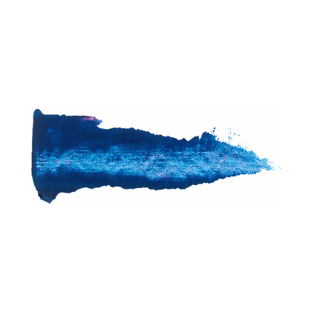 Blue color paint smear vector brush stroke. Varnish splash line. Abstract shape acrylic oil paint.のイラスト素材
