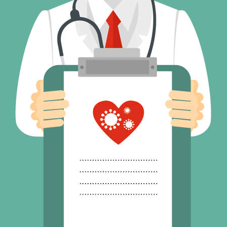 infographic for healthcare professionalsのイラスト素材