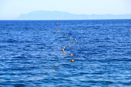 Otaru, in Hokkaido Shakotan coastal landscapeの写真素材