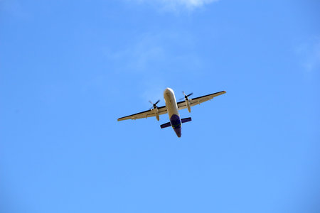 Blue Sky and Airplane