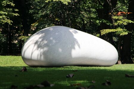 A park with stoneの写真素材