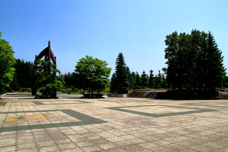 sapporo cty park landscapeの写真素材