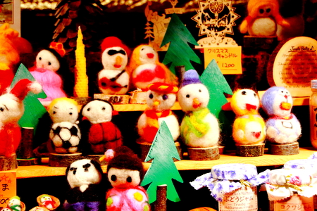 Munich Christmas market in Sapporo Japan illumination lightingのeditorial素材