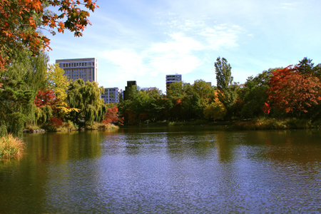 Nakajima Park in Sapporo Landscapeのeditorial素材