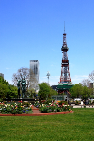 Hokkaido Sapporo odori parkのeditorial素材