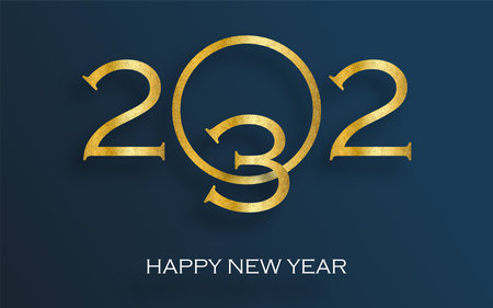 Happy New Year 2023, festive pattern on color background for invitation card, Merry Christmas, Happy...