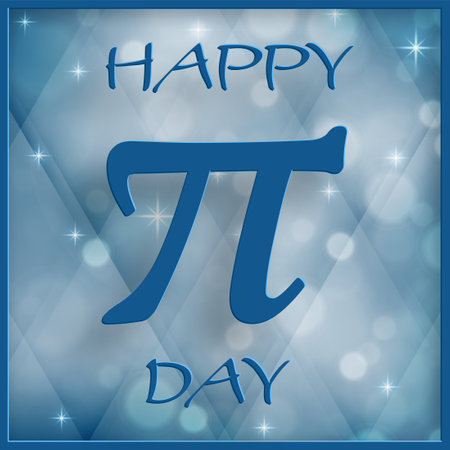 PI monogram concept for the happy PI Day on color background. PI icon design Professional letter icon designのイラスト素材