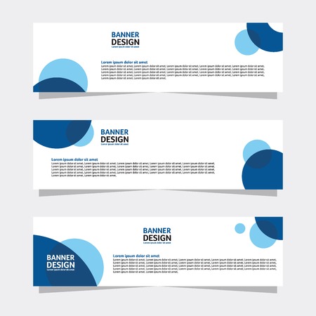 Modern banner background design. Geometric shape background design. Web background design templateのイラスト素材