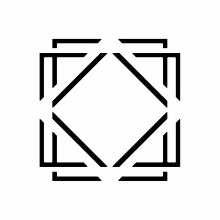 Vector ornament template design logo. Modern ornament vector for wedding invitation, background and print template designのイラスト素材