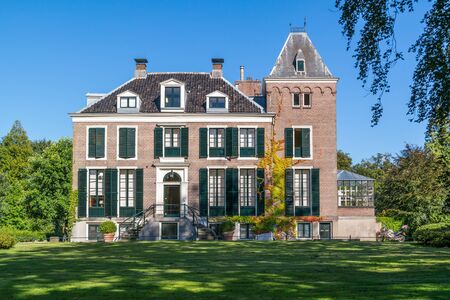 Manor estate Boekesteyn in 's Graveland, Gooi district, Netherlandsのeditorial素材