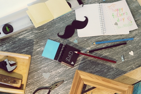 Congratulations on Father's Day, conceptのeditorial素材