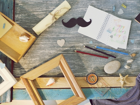 Congratulations on Father's Day, conceptのeditorial素材