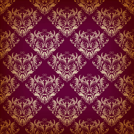 seamless pattern in Victorian style. Element for design.のイラスト素材
