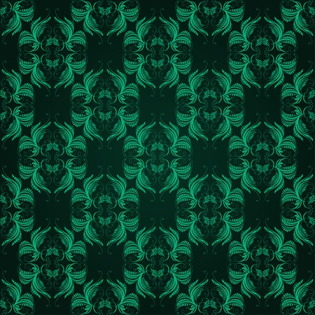 Vector vintage seamless with floral ornateのイラスト素材