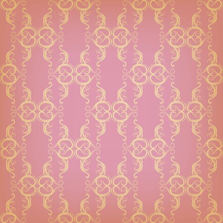 Vector vintage seamless background with graphic pattern for designのイラスト素材
