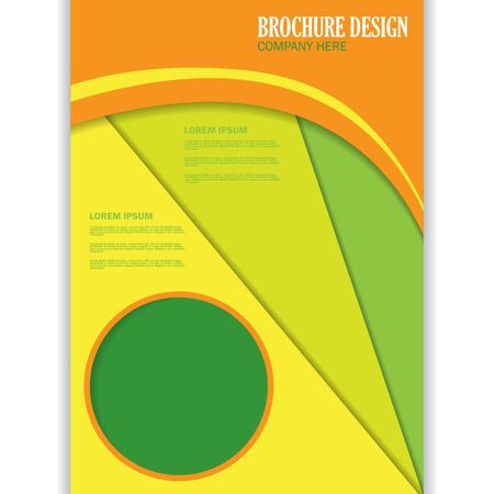 Ilustración de Presentation design content background, business poster. Design layout template - Imagen libre de derechos