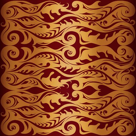 Royal golden background for designのイラスト素材
