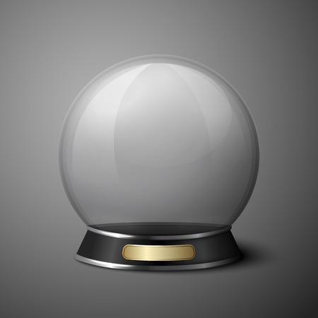 Vector crystal ball for fortune tellers.のイラスト素材