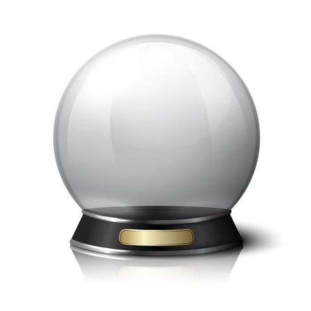 Vector crystal ball for fortune tellers.のイラスト素材