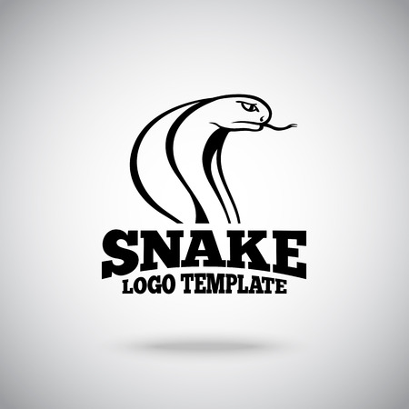 Vector Snake logo template for sport teams, business etc.のイラスト素材