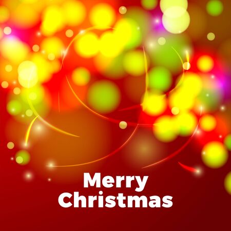 Vector bright christmas background with place for your text.のイラスト素材