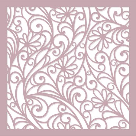 seamless  abstract  floral   backgroundのイラスト素材