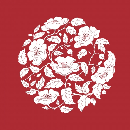 floral backgroundのイラスト素材