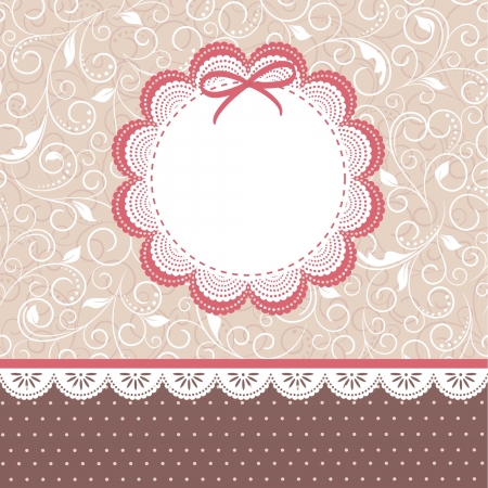 Template frame design for greeting cardのイラスト素材