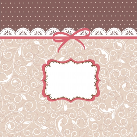 Template frame design for greeting cardのイラスト素材