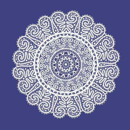 Vintage Lace Doilyのイラスト素材