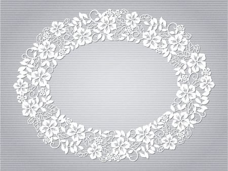 Template  frame design for greeting cardのイラスト素材