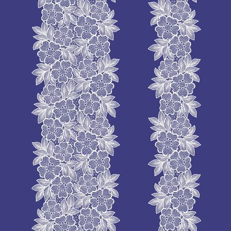 seamless  lace  floral   backgroundのイラスト素材