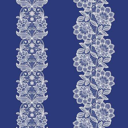 seamless  lace  floral   background. のイラスト素材