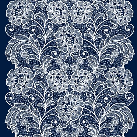 seamless  lace  floral   background. Vintage Lace Doilyのイラスト素材