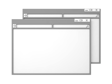 Computer window の写真素材