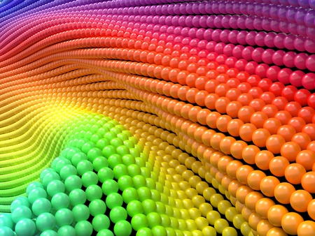 Colorful Abstract Background  3D Render の写真素材