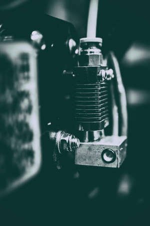 The 3D Printing Machine. Hi-Technology for Rapid Prototyping Concept.の写真素材