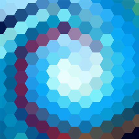 abstract background consisting of hexagonsのイラスト素材
