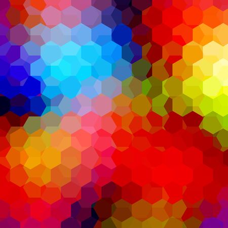 abstract background consisting of hexagons
