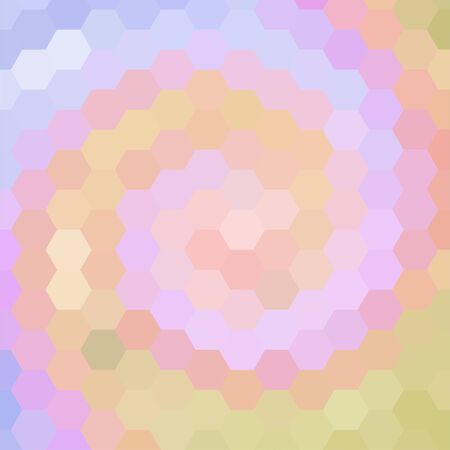 abstract background consisting of hexagonsのイラスト素材