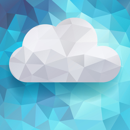 cloud on blue skyのイラスト素材