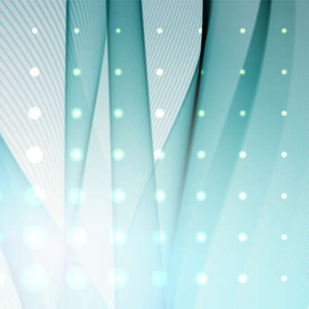 Smooth light lines background. Blue colors. Vector illustrationのイラスト素材