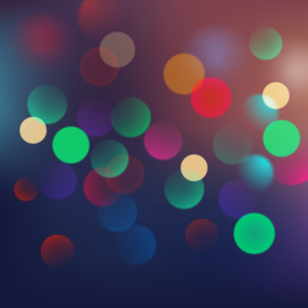 Festive colorful abstract background with bokeh lightsのイラスト素材