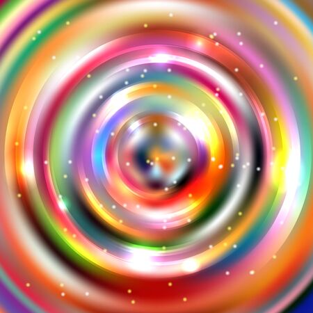 Abstract background with luminous swirling backdrop. Shiny swirl background. Intersection curves. Colorful backgroundのイラスト素材