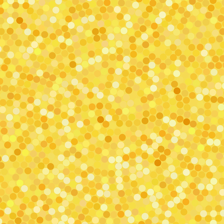 Simple background consisting of small yellow circles, vector illustrationのイラスト素材