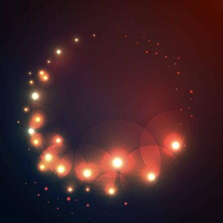 Vector christmas abstract bokeh background. Festive defocused lightsのイラスト素材